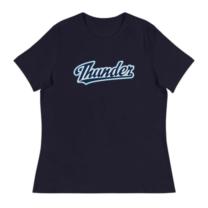Performance | Women's Relaxed T Shirt | SCAA Thunder | Script Logo