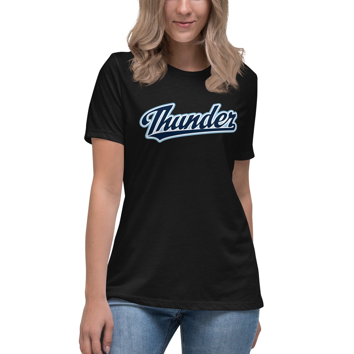 Performance | Women's Relaxed T Shirt | SCAA Thunder | Script Logo