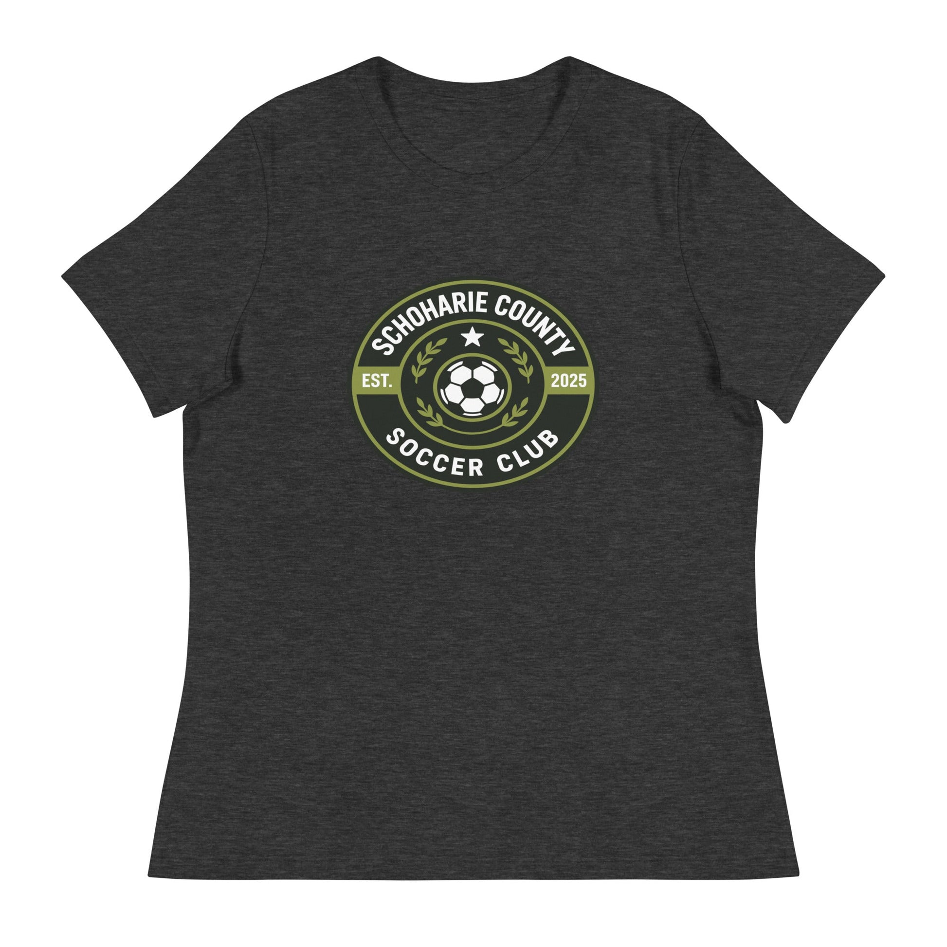 Performance | Women's Relaxed T Shirt | Schoharie County Soccer Club | Badge Logo