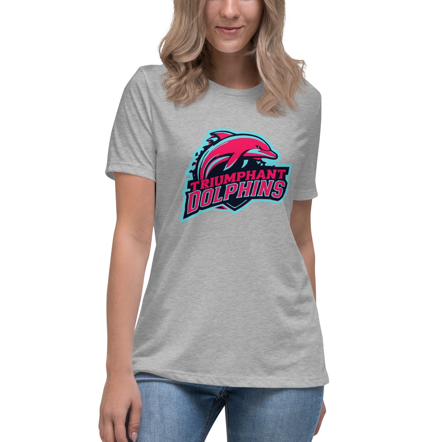 Performance | Women's Relaxed T Shirt | SE Triumphant Dolphins | Dolphins Alternate Logo