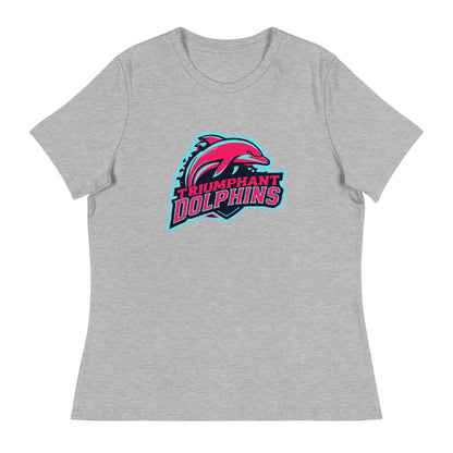 Performance | Women's Relaxed T Shirt | SE Triumphant Dolphins | Dolphins Alternate Logo