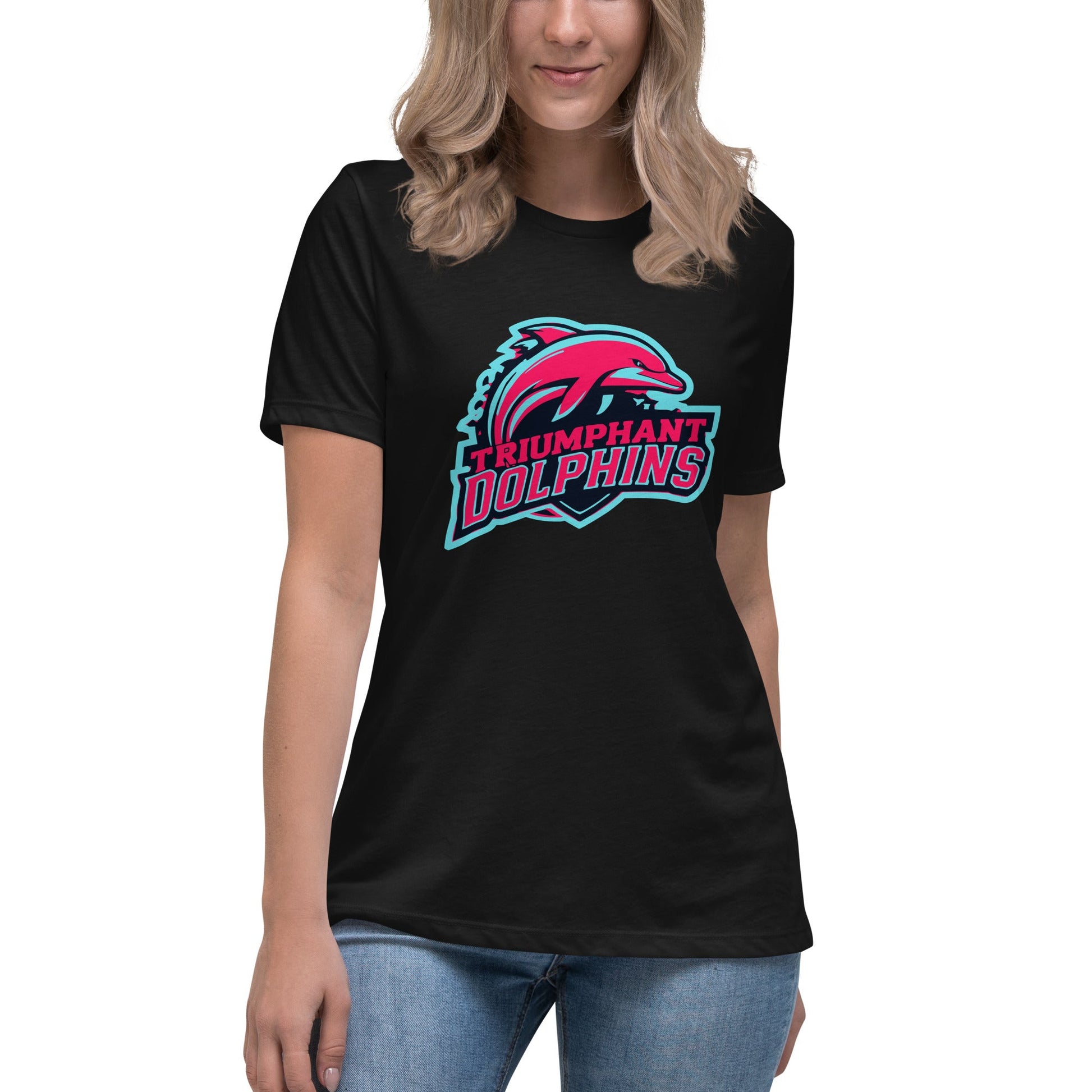 Performance | Women's Relaxed T Shirt | SE Triumphant Dolphins | Dolphins Alternate Logo