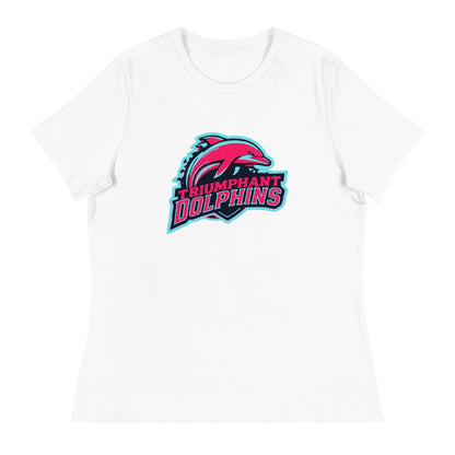 Performance | Women's Relaxed T Shirt | SE Triumphant Dolphins | Dolphins Alternate Logo