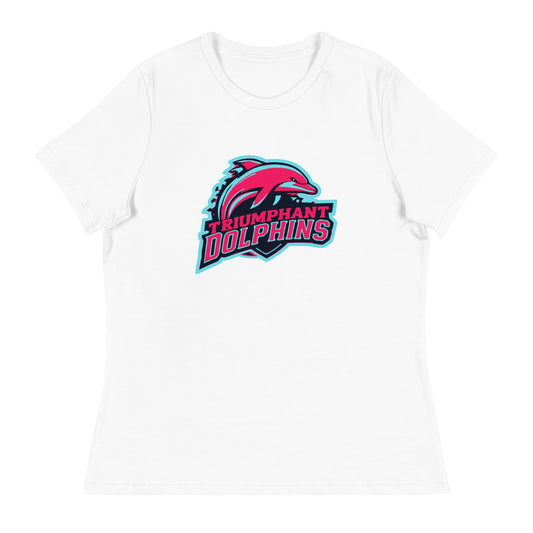 Performance | Women's Relaxed T Shirt | SE Triumphant Dolphins | Dolphins Alternate Logo