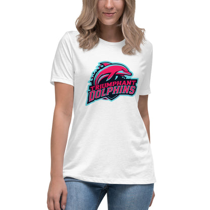 Performance | Women's Relaxed T Shirt | SE Triumphant Dolphins | Dolphins Alternate Logo
