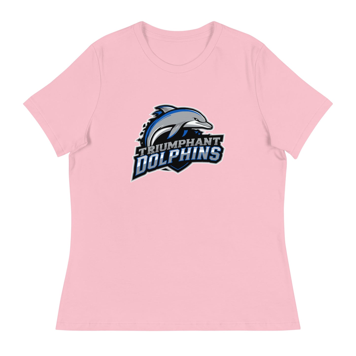 Performance | Women's Relaxed T Shirt | SE Triumphant Dolphins | Dolphins Mascot Logo