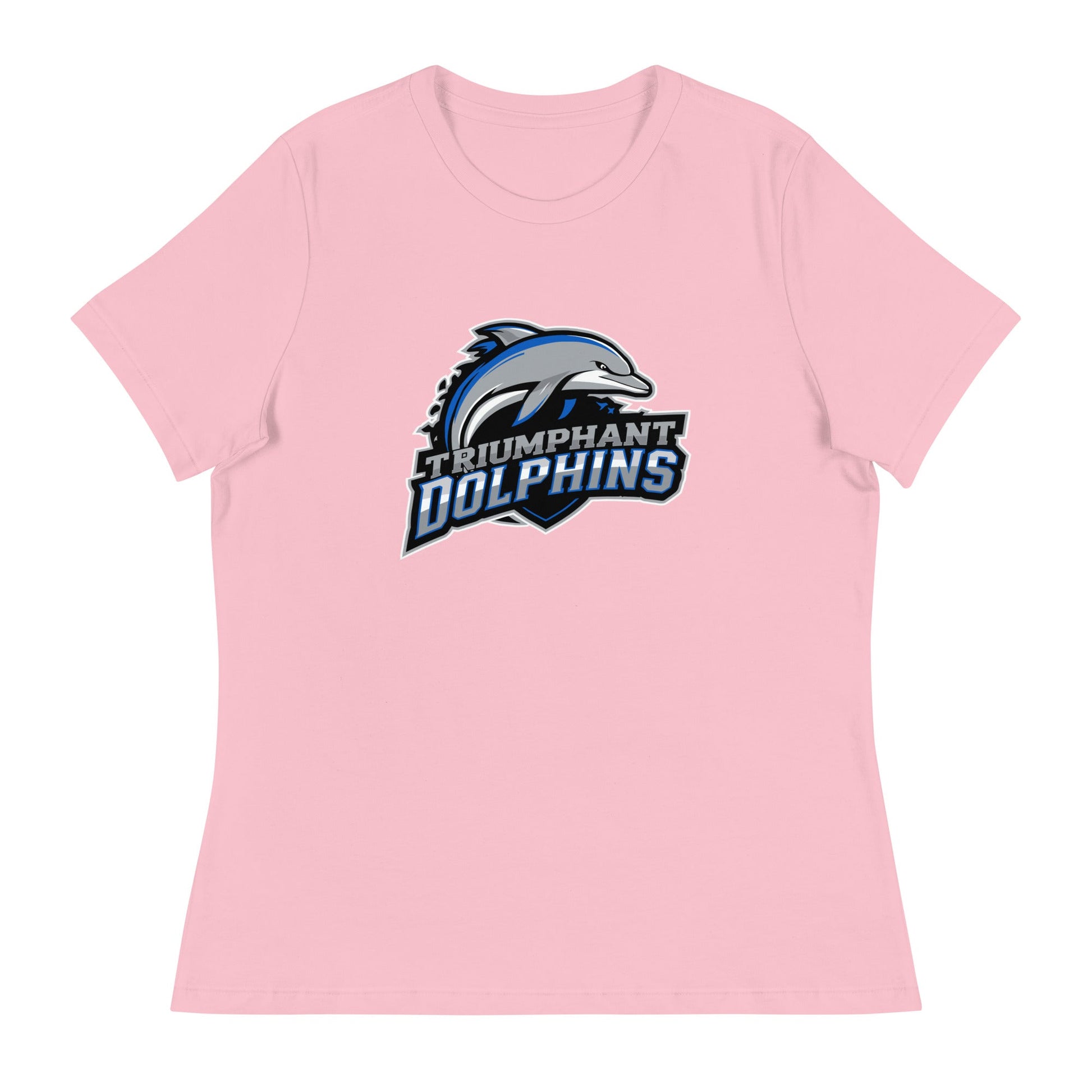Performance | Women's Relaxed T Shirt | SE Triumphant Dolphins | Dolphins Mascot Logo