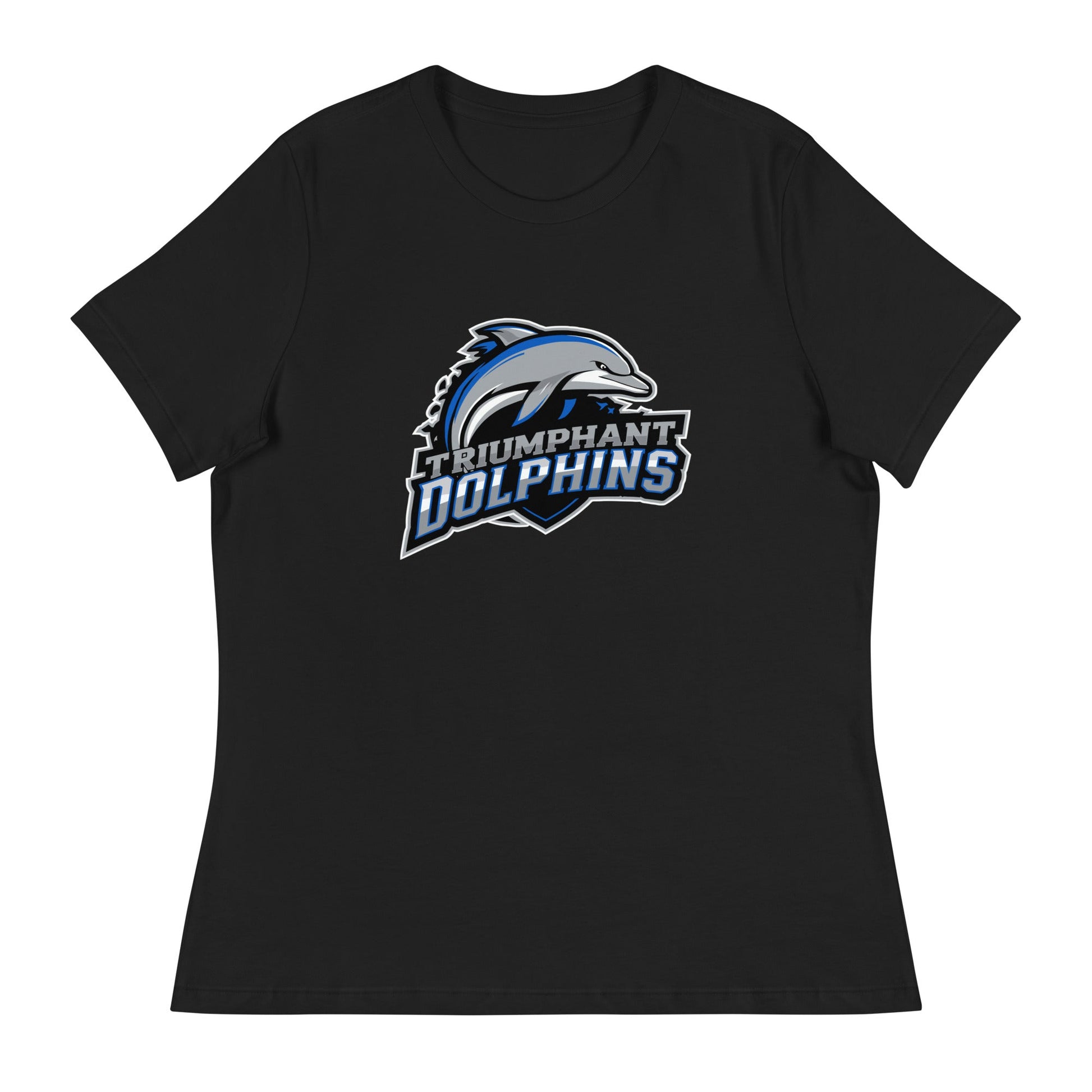 Performance | Women's Relaxed T Shirt | SE Triumphant Dolphins | Dolphins Mascot Logo