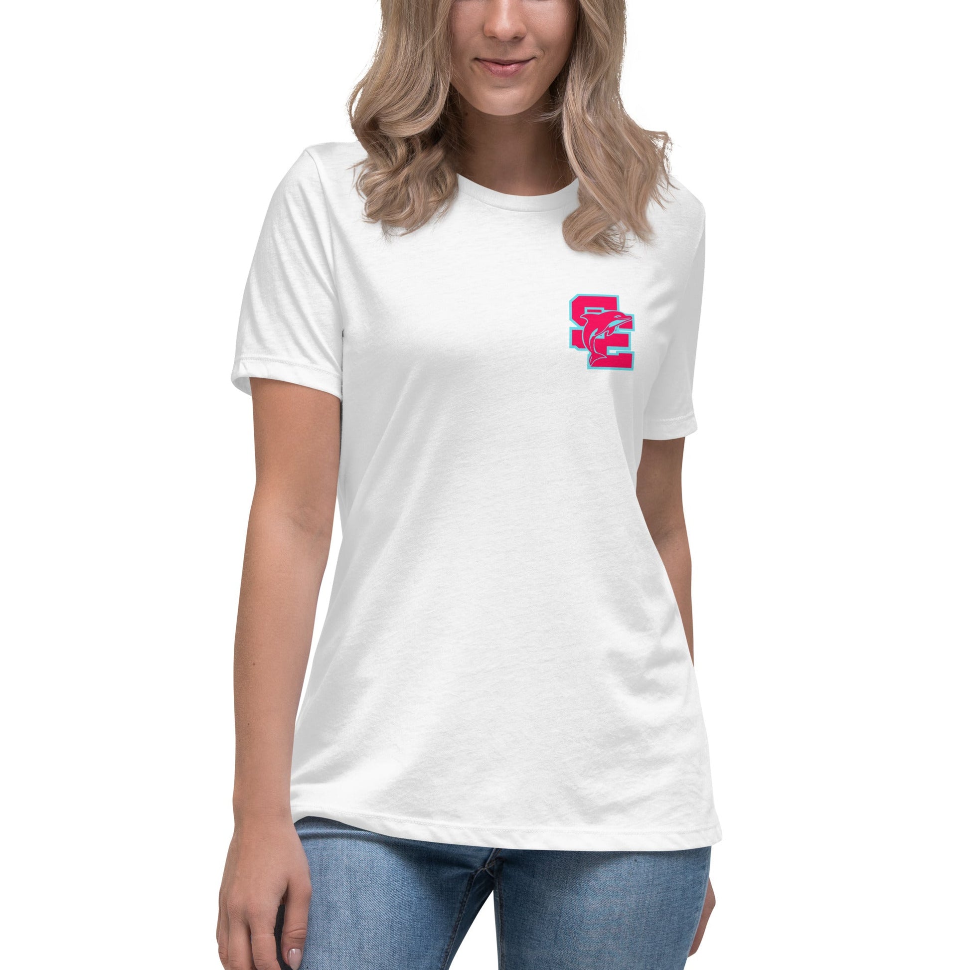 Performance | Women's Relaxed T Shirt | SE Triumphant Dolphins | SE Alt Logo
