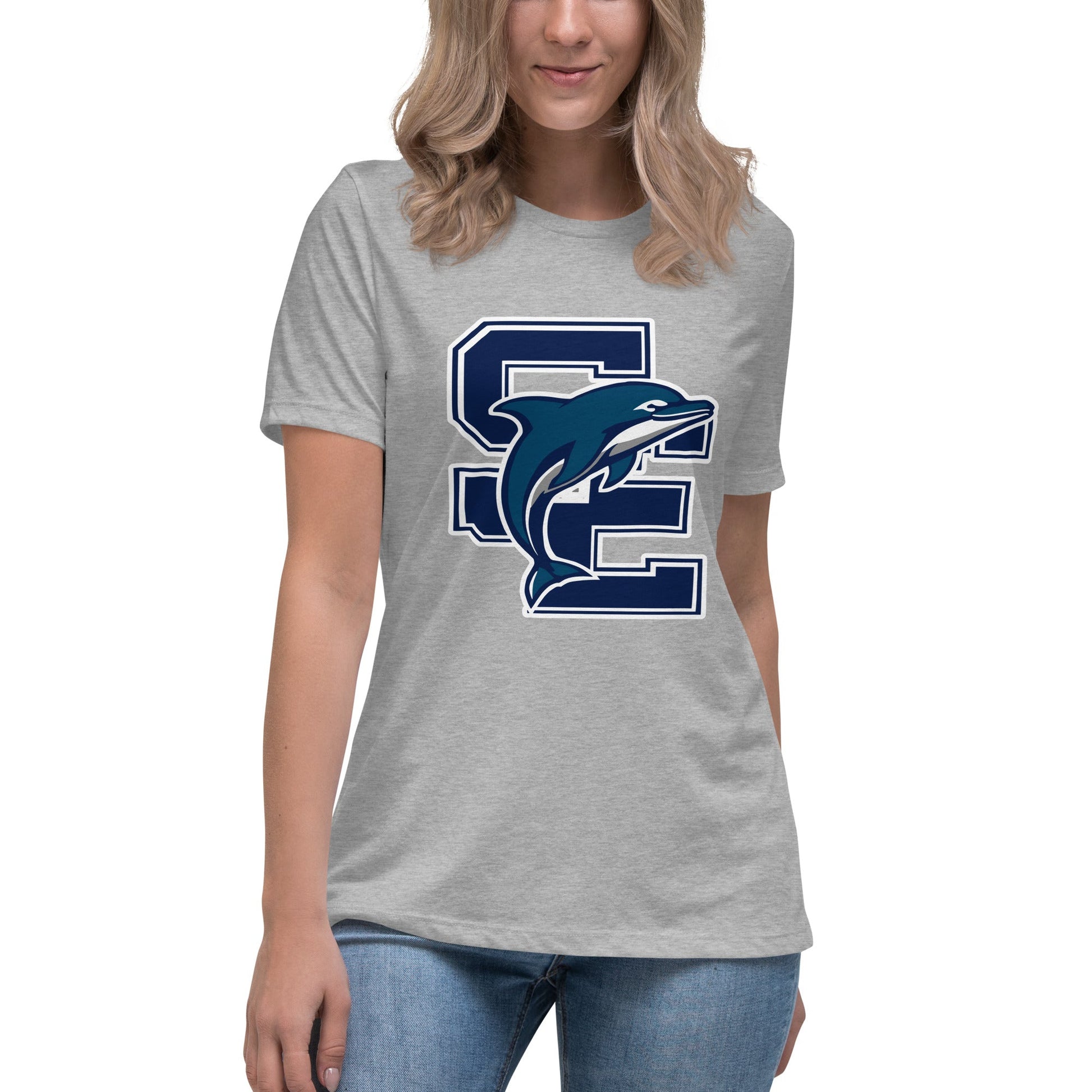 Performance | Women's Relaxed T Shirt | SE Triumphant Dolphins | SE Logo