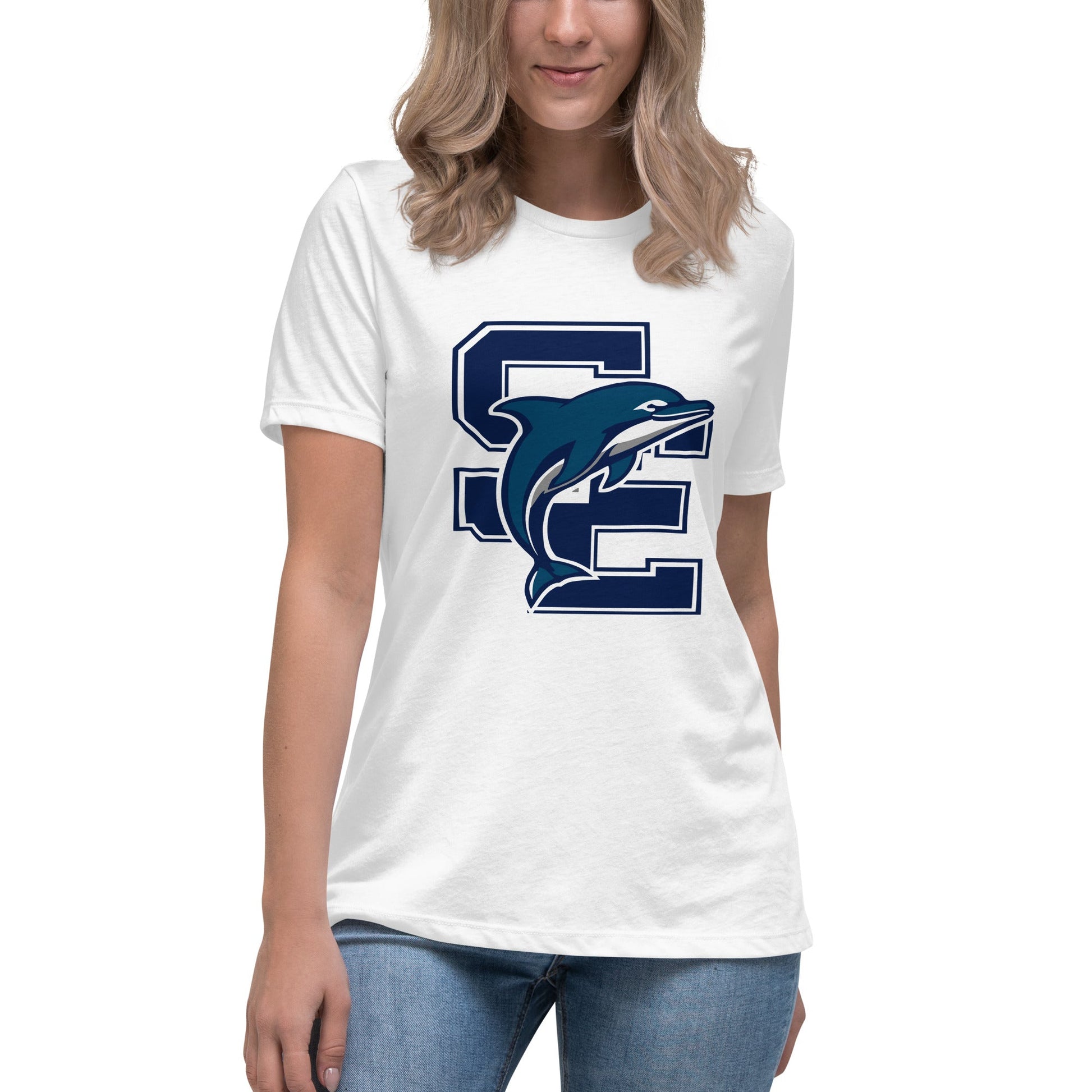 Performance | Women's Relaxed T Shirt | SE Triumphant Dolphins | SE Logo