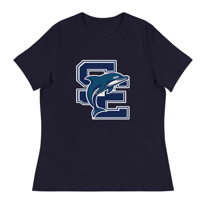 Performance | Women's Relaxed T Shirt | SE Triumphant Dolphins | SE Logo