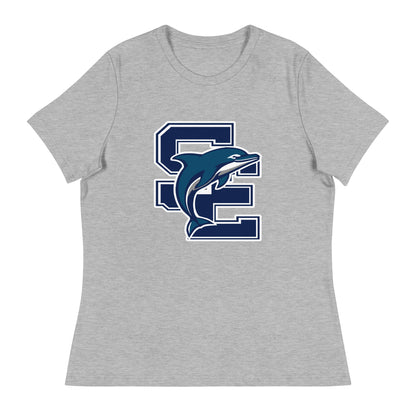 Performance | Women's Relaxed T Shirt | SE Triumphant Dolphins | SE Logo