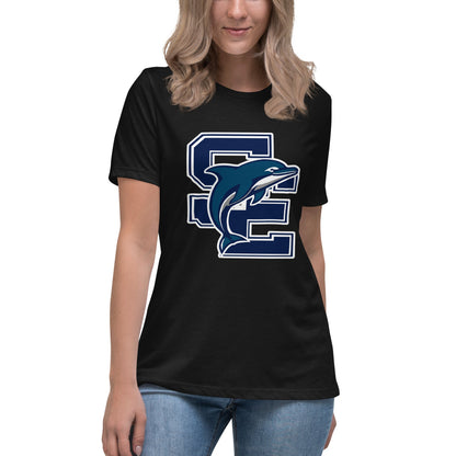 Performance | Women's Relaxed T Shirt | SE Triumphant Dolphins | SE Logo