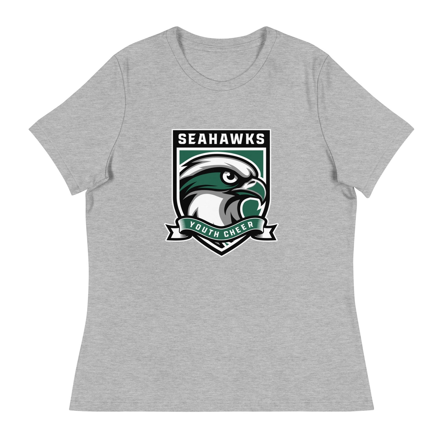 Performance | Women's Relaxed T Shirt | Seahawks Youth Cheer | Shield Logo