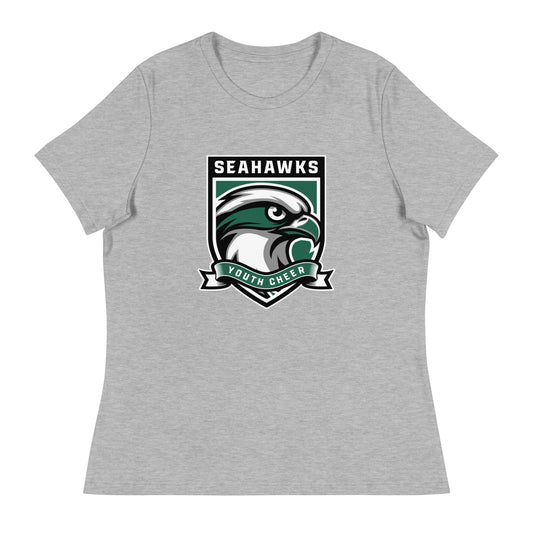 Performance | Women's Relaxed T Shirt | Seahawks Youth Cheer | Shield Logo