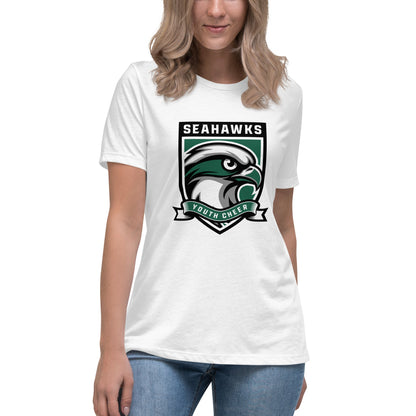 Performance | Women's Relaxed T Shirt | Seahawks Youth Cheer | Shield Logo