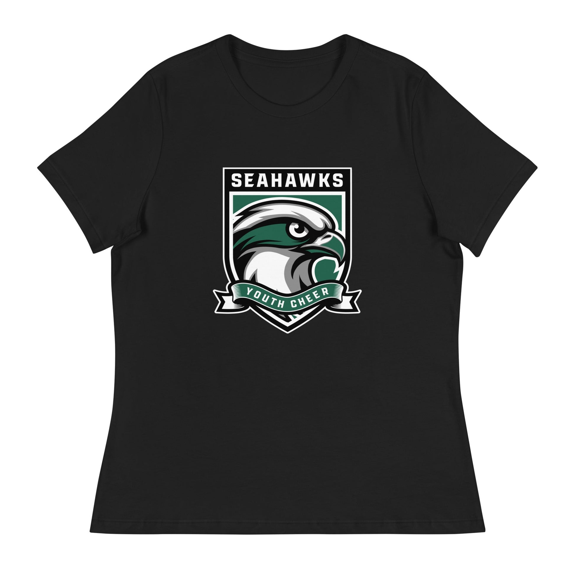 Performance | Women's Relaxed T Shirt | Seahawks Youth Cheer | Shield Logo