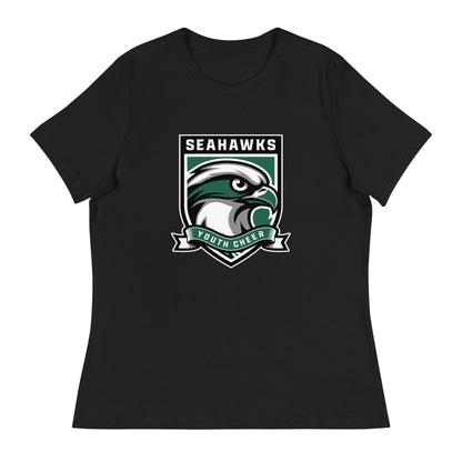Performance | Women's Relaxed T Shirt | Seahawks Youth Cheer | Shield Logo