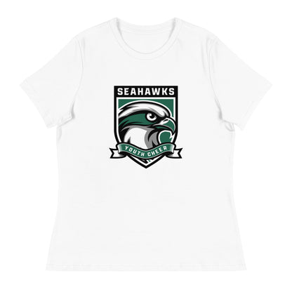Performance | Women's Relaxed T Shirt | Seahawks Youth Cheer | Shield Logo