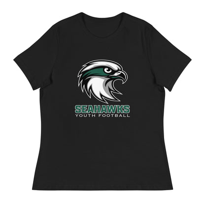 Performance | Women's Relaxed T Shirt | Seahawks Youth Football | SYF Pocket Logo
