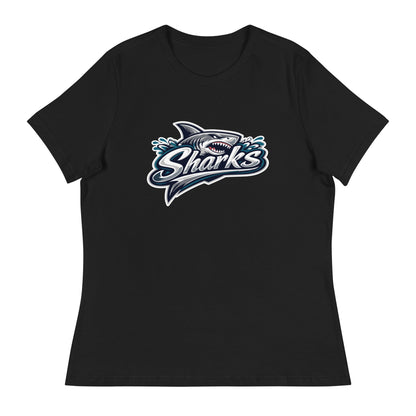 Performance | Women's Relaxed T Shirt | Sharks | Sharks Logo