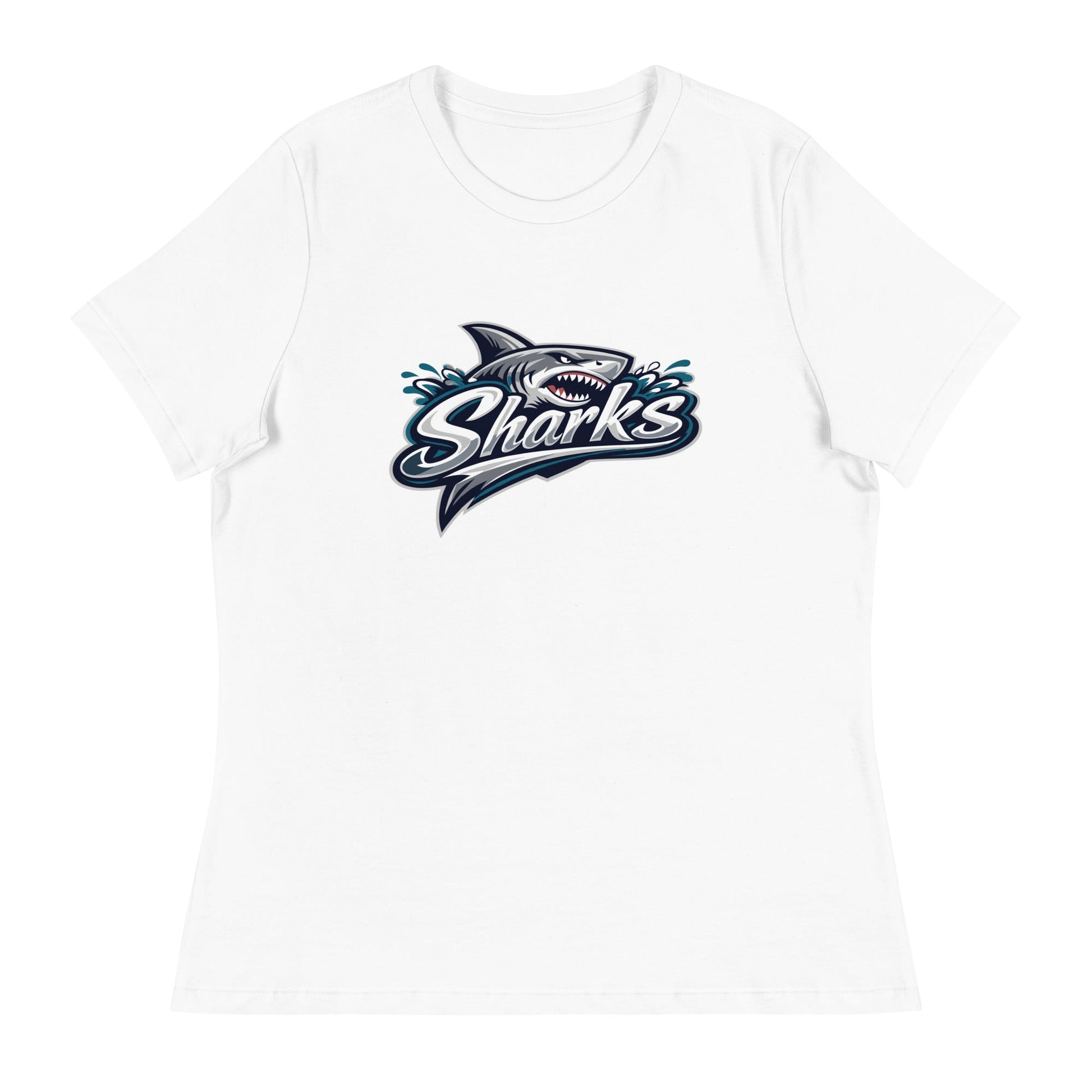 Performance | Women's Relaxed T Shirt | Sharks | Sharks Logo