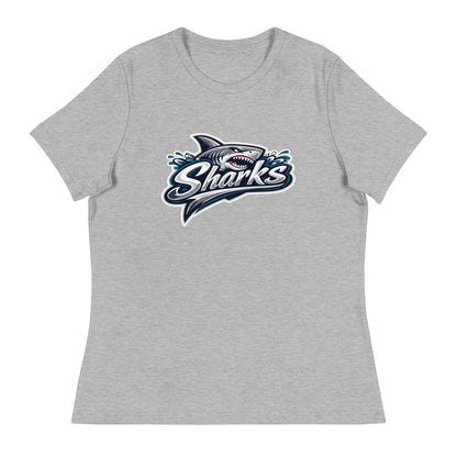 Performance | Women's Relaxed T Shirt | Sharks | Sharks Logo