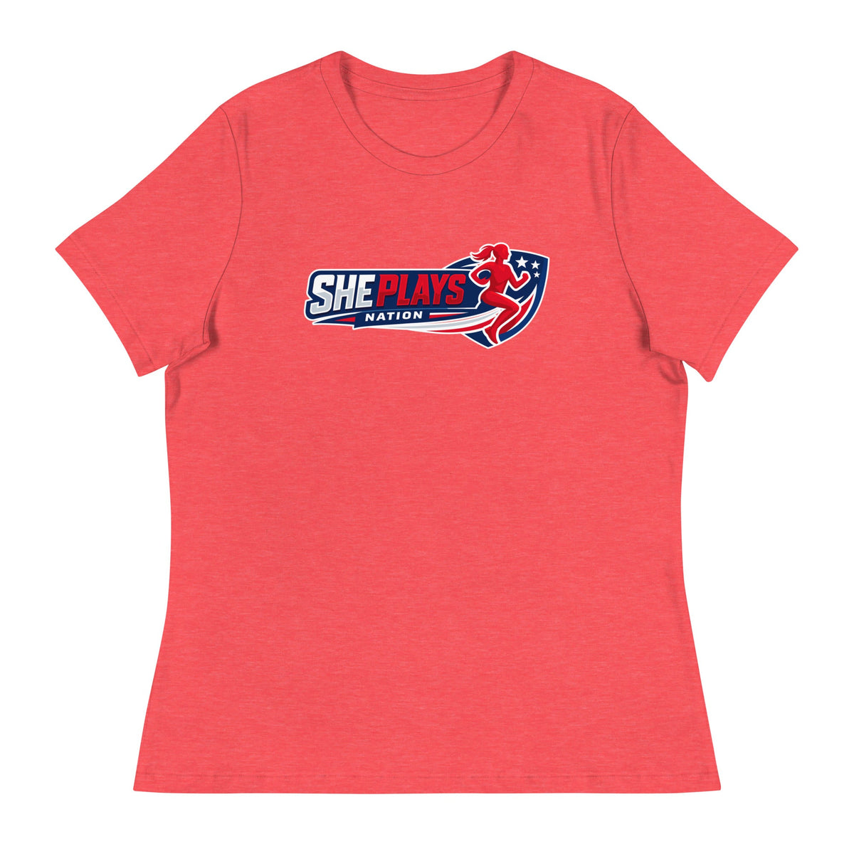 Performance | Women's Relaxed T Shirt | She Plays Nation | Crest Logo