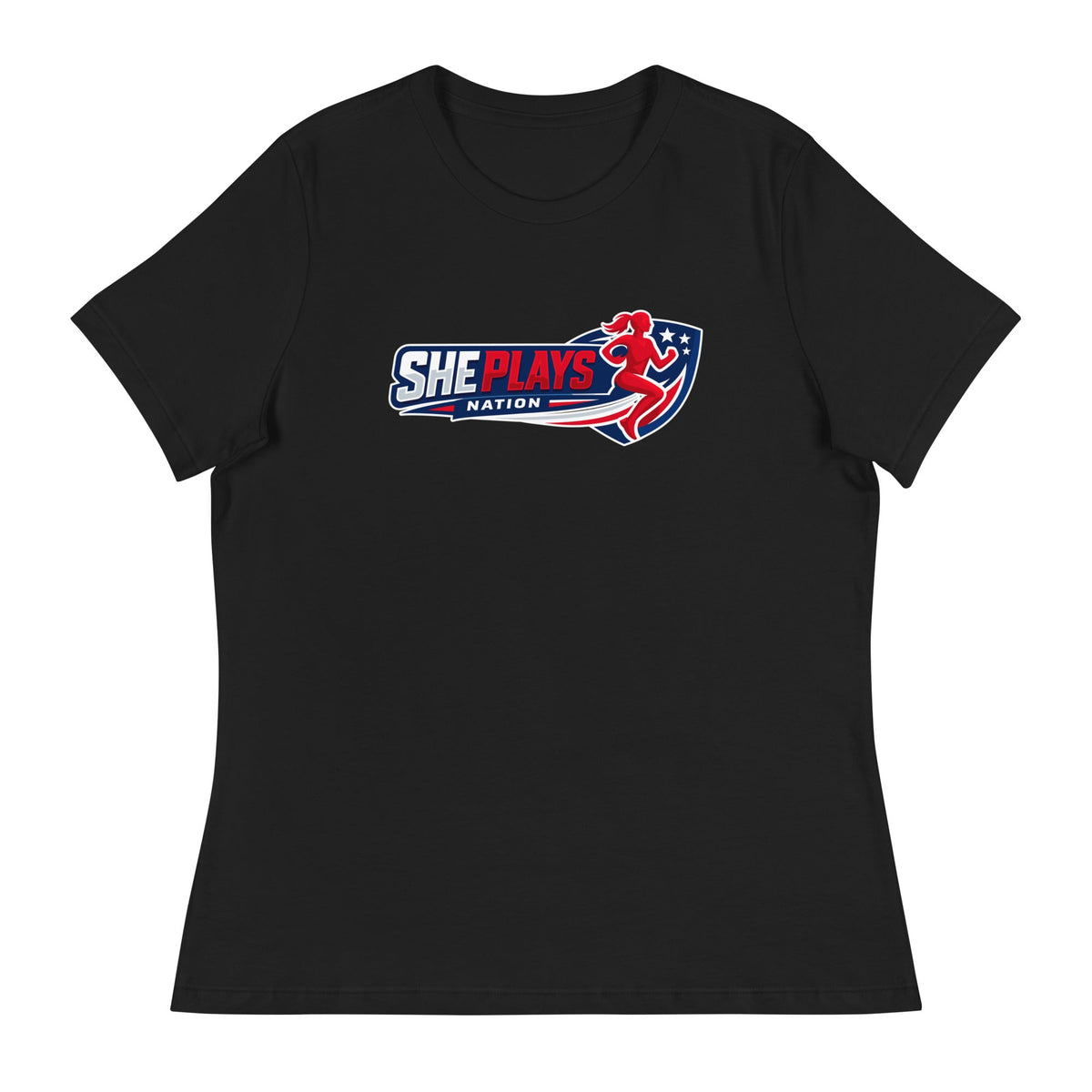 Performance | Women's Relaxed T Shirt | She Plays Nation | Crest Logo