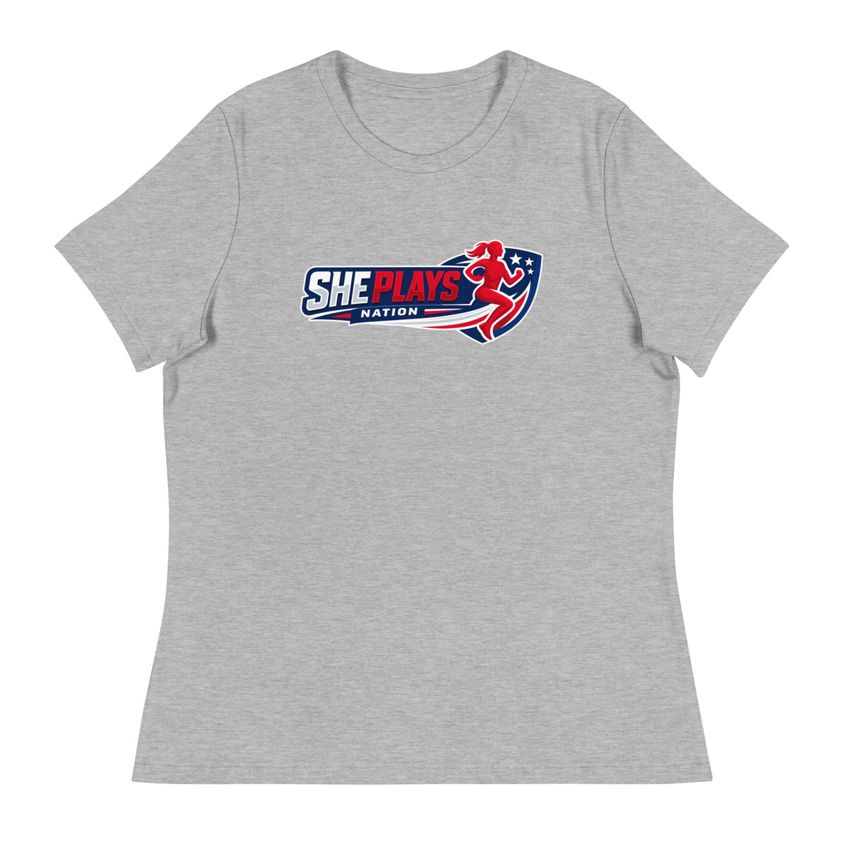 Performance | Women's Relaxed T Shirt | She Plays Nation | Crest Logo