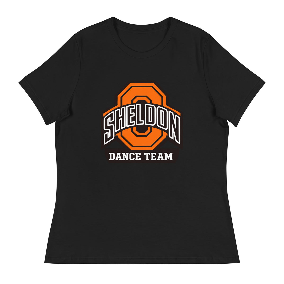 Performance | Women's Relaxed T Shirt | Sheldon Dance Team | Emblem Logo