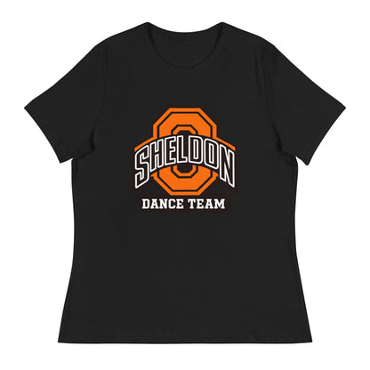 Performance | Women's Relaxed T Shirt | Sheldon Dance Team | Emblem Logo