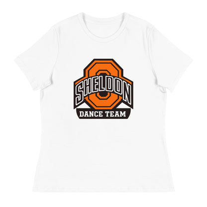Performance | Women's Relaxed T Shirt | Sheldon Dance Team | Emblem Logo