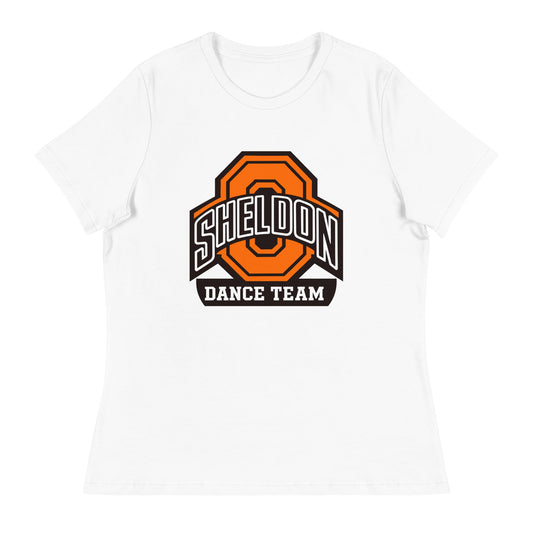 Performance | Women's Relaxed T Shirt | Sheldon Dance Team | Emblem Logo