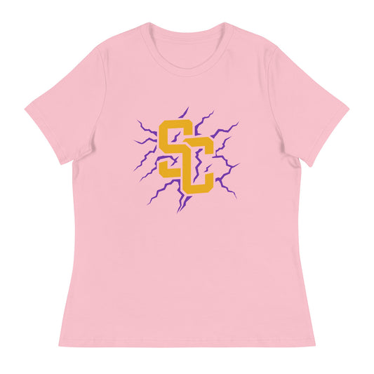 Performance | Women's Relaxed T Shirt | Shock City FC | SC Mark Logo