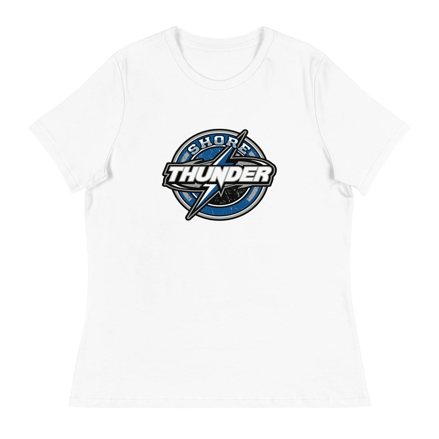 Performance | Women's Relaxed T Shirt | Shore Thunder LLC | Badge Logo