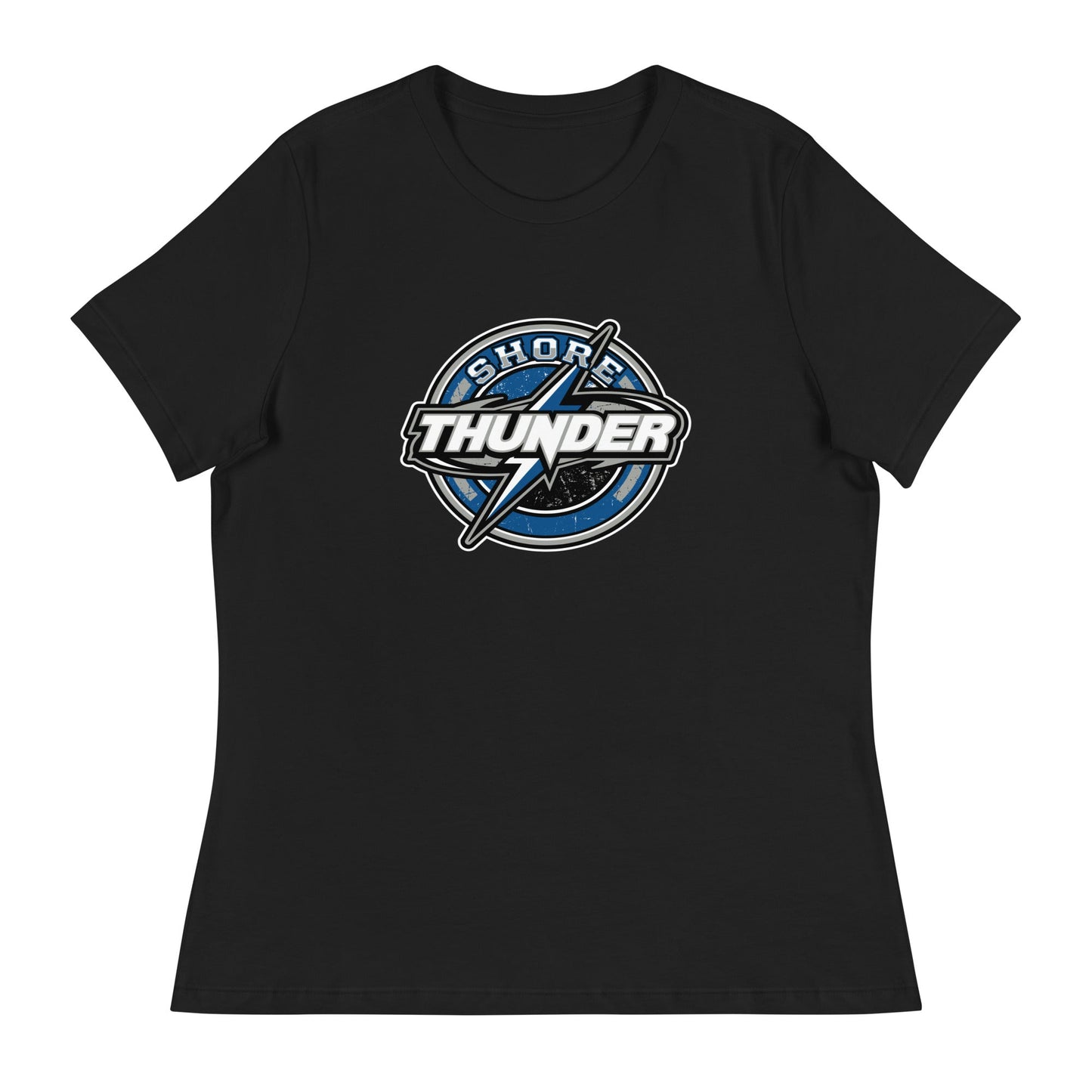Performance | Women's Relaxed T Shirt | Shore Thunder LLC | Badge Logo
