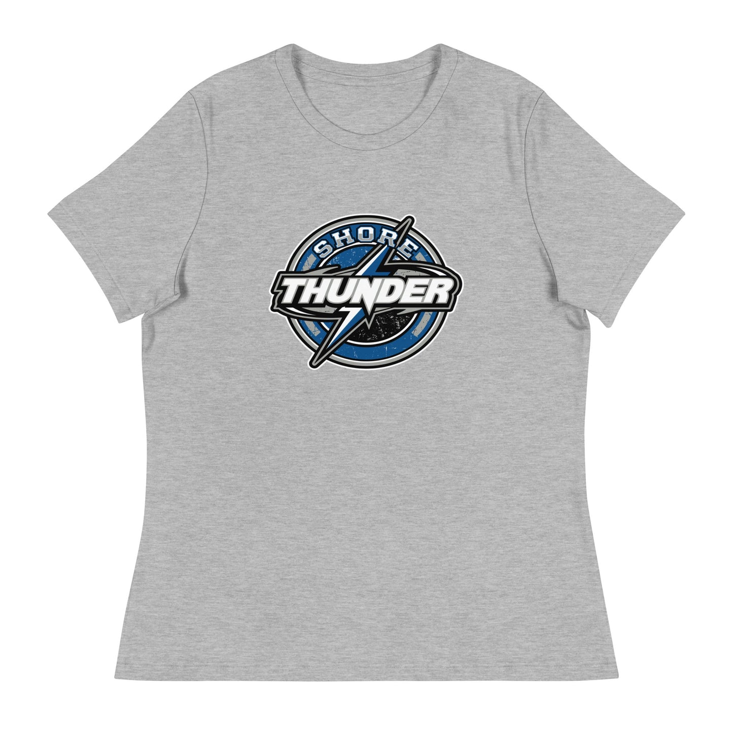 Performance | Women's Relaxed T Shirt | Shore Thunder LLC | Badge Logo