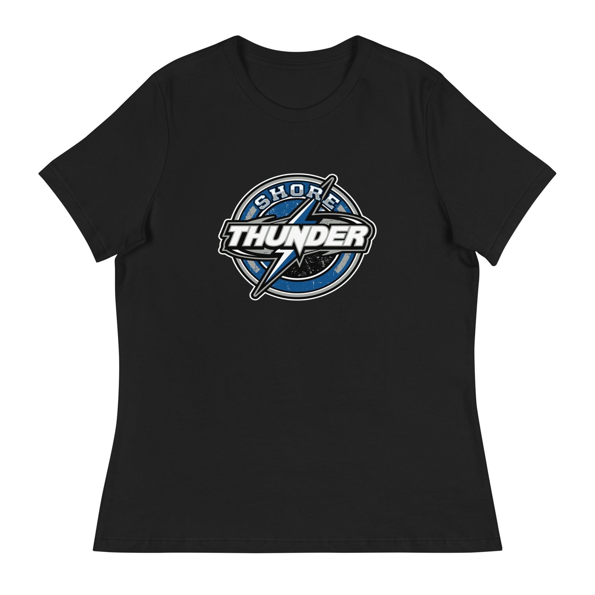 Performance | Women's Relaxed T Shirt | Shore Thunder LLC | Badge Logo