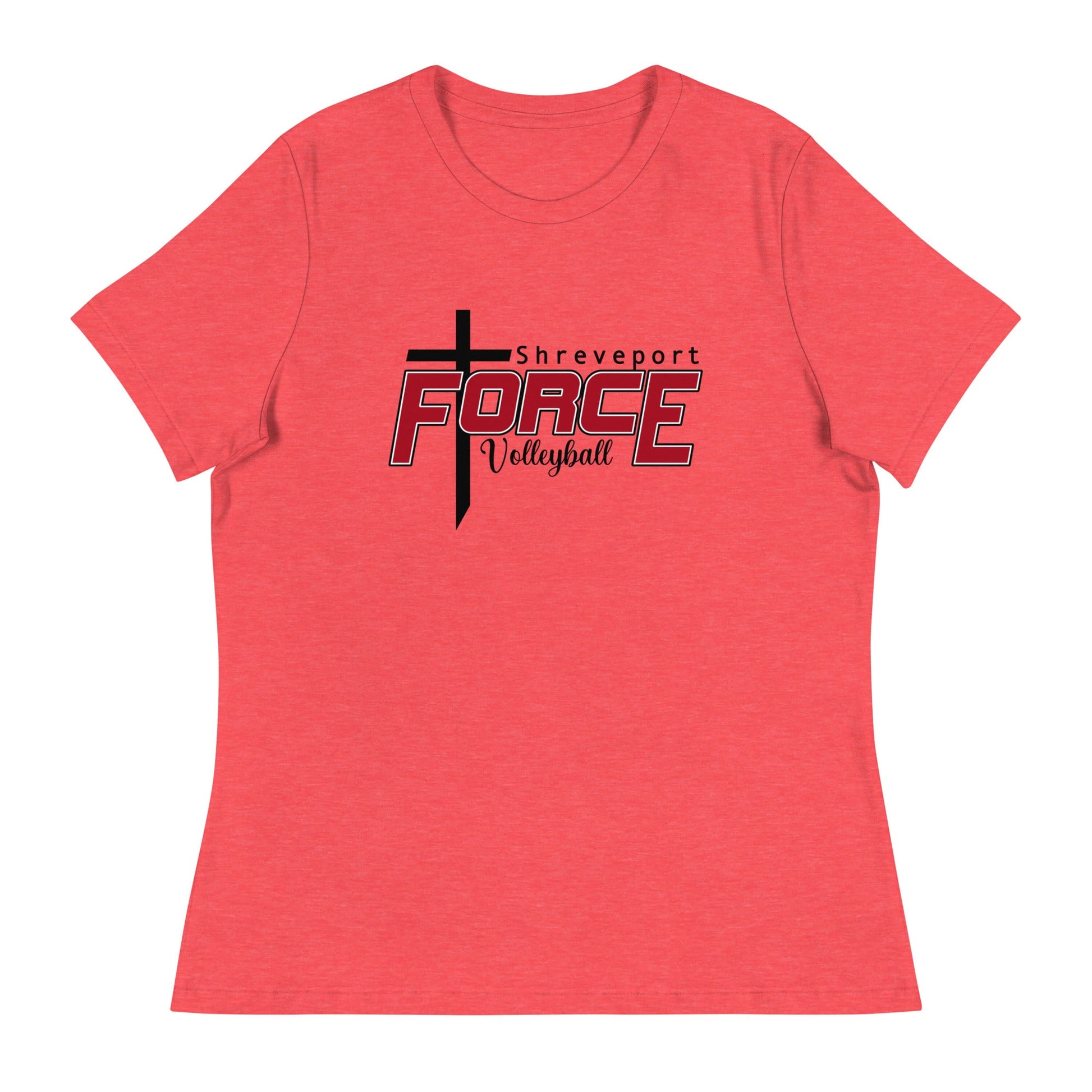 Performance | Women's Relaxed T Shirt | Shreveport Force Volleyball | Crest Logo