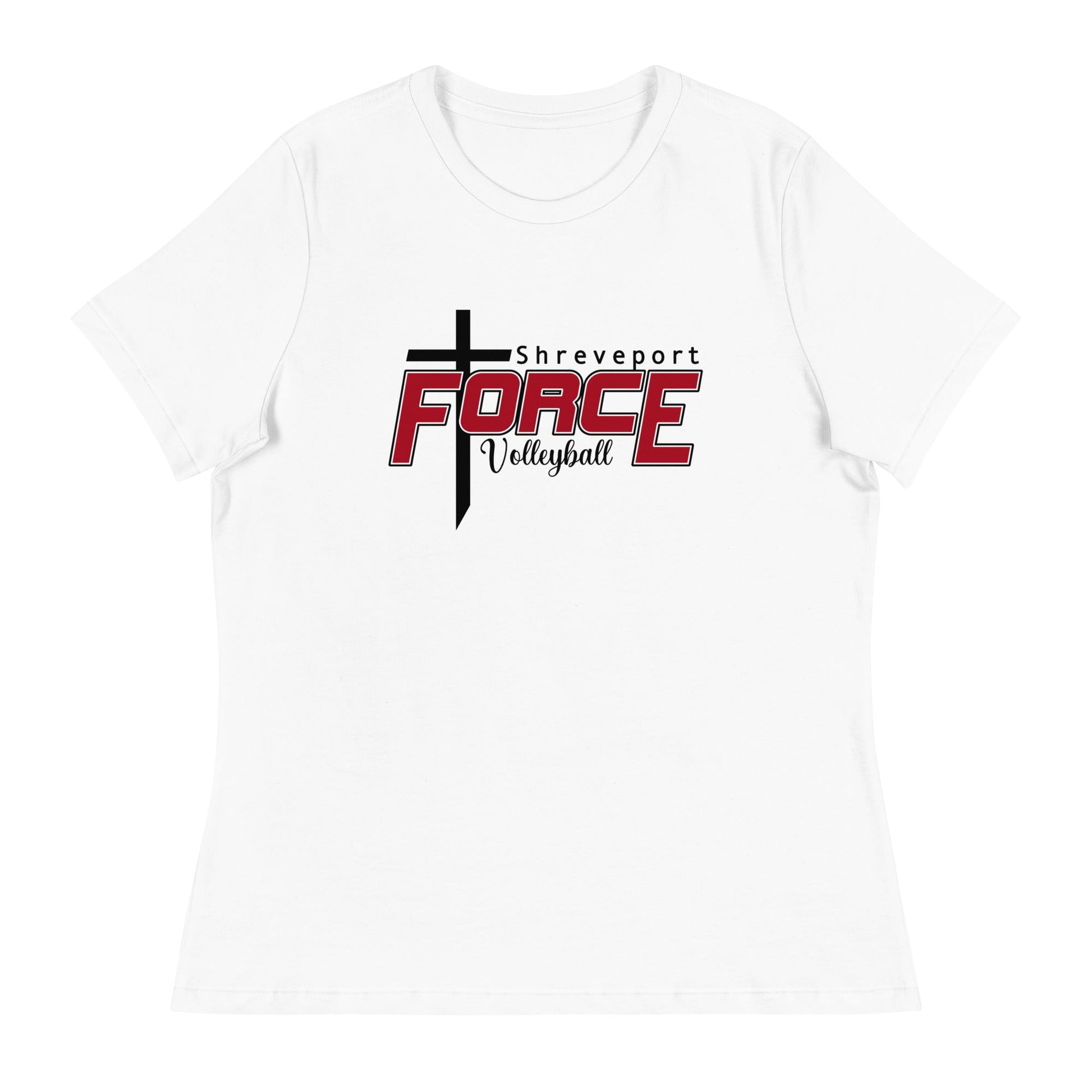 Performance | Women's Relaxed T Shirt | Shreveport Force Volleyball | Crest Logo