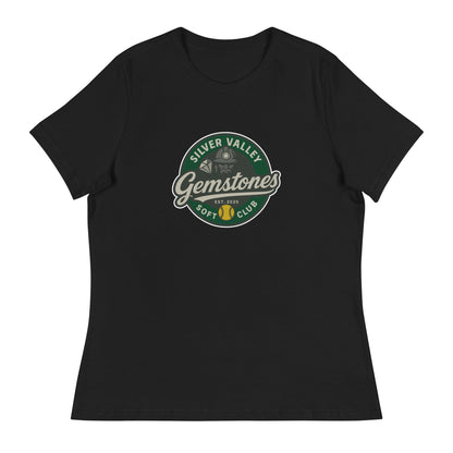 Performance | Women's Relaxed T Shirt | Silver Valley Gemstones | Badge Logo