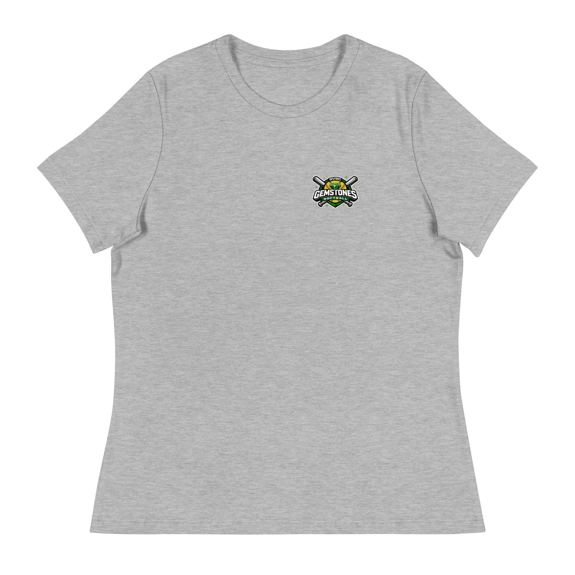 Performance | Women's Relaxed T Shirt | Silver Valley Gemstones | Vanguard Logo