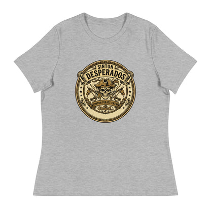 Performance | Women's Relaxed T Shirt | Sinton Desperados Baseball | Badge Logo