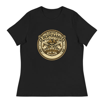Performance | Women's Relaxed T Shirt | Sinton Desperados Baseball | Badge Logo