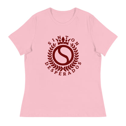 Performance | Women's Relaxed T Shirt | Sinton Desperados Baseball | Emblem Logo