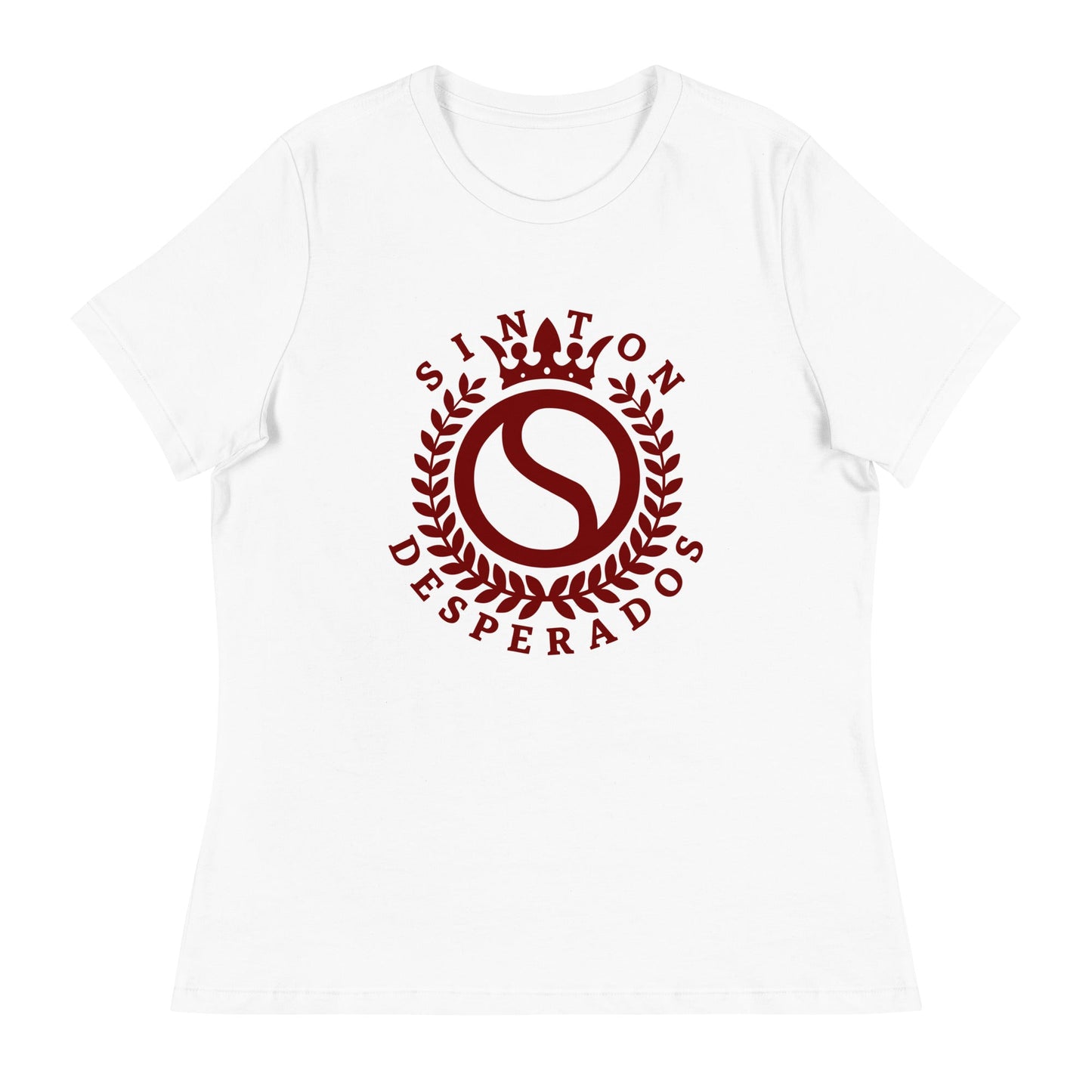 Performance | Women's Relaxed T Shirt | Sinton Desperados Baseball | Emblem Logo