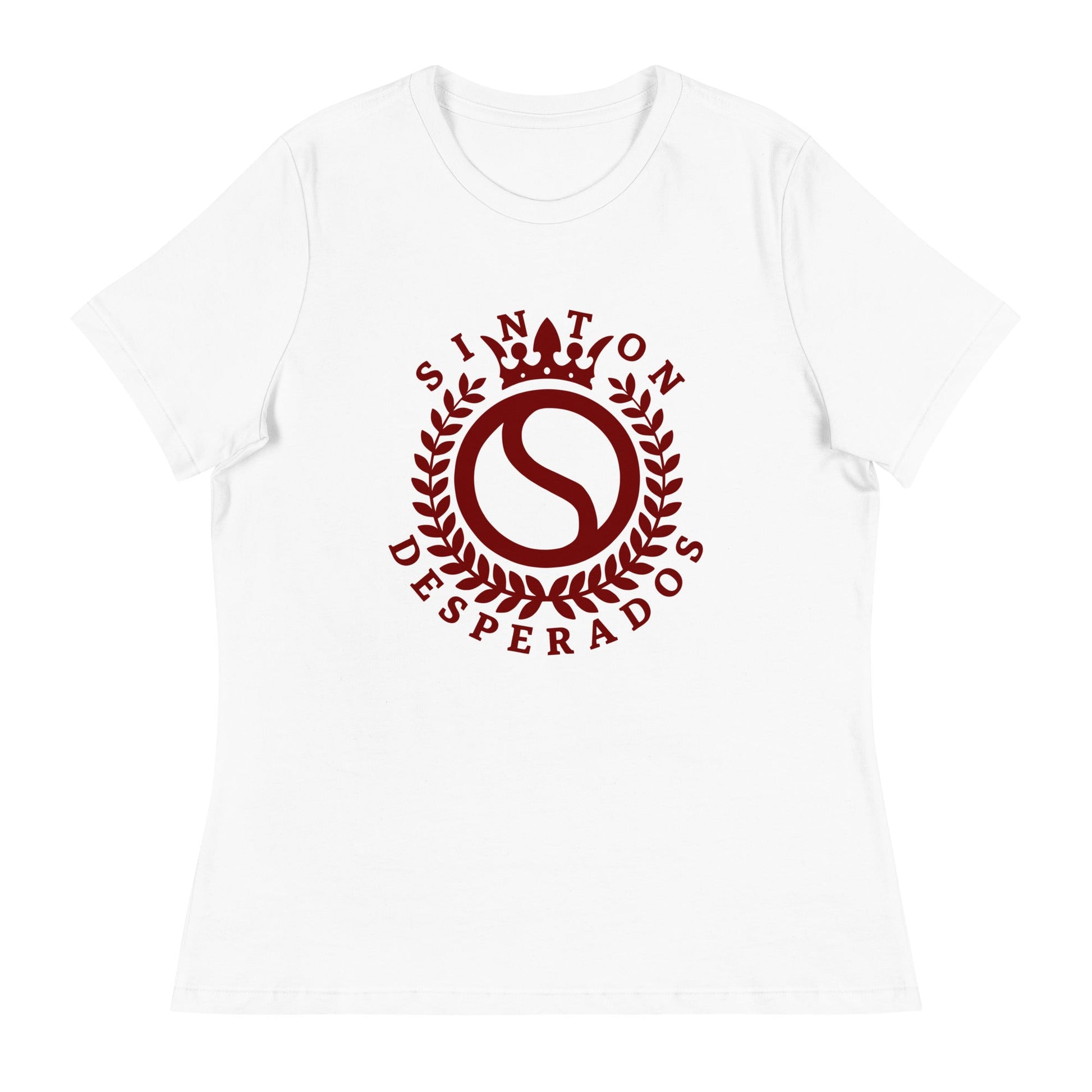 Performance | Women's Relaxed T Shirt | Sinton Desperados Baseball | Emblem Logo