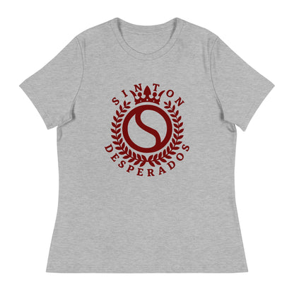 Performance | Women's Relaxed T Shirt | Sinton Desperados Baseball | Emblem Logo